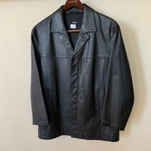 Hugo Boss Men's Leather Jacket